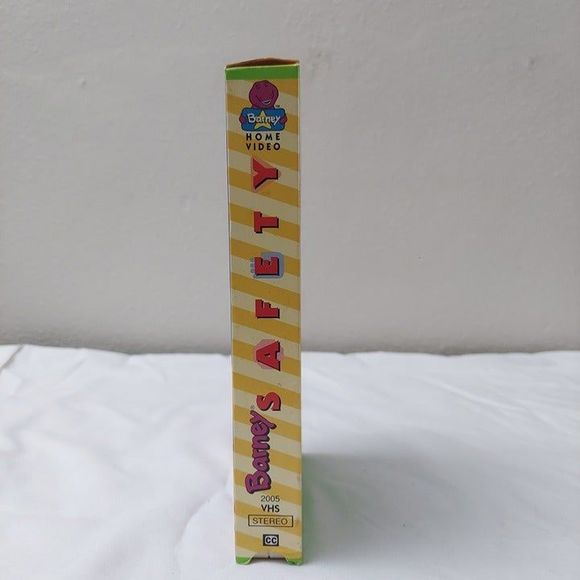 Barney & Friends Safety VHS Vintage Kids Sing Along Songs OOP PBS Kids - Picture 2 of 6